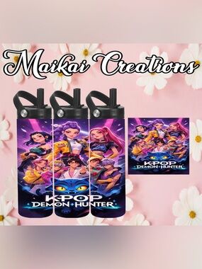 K-Pop Demon Hunter custom Water Bottle
